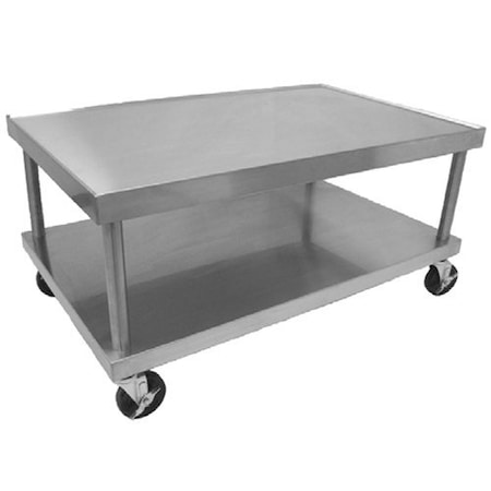 STAND/C-24 26in X 30in Stainless Steel Mobile Equipment Stand
